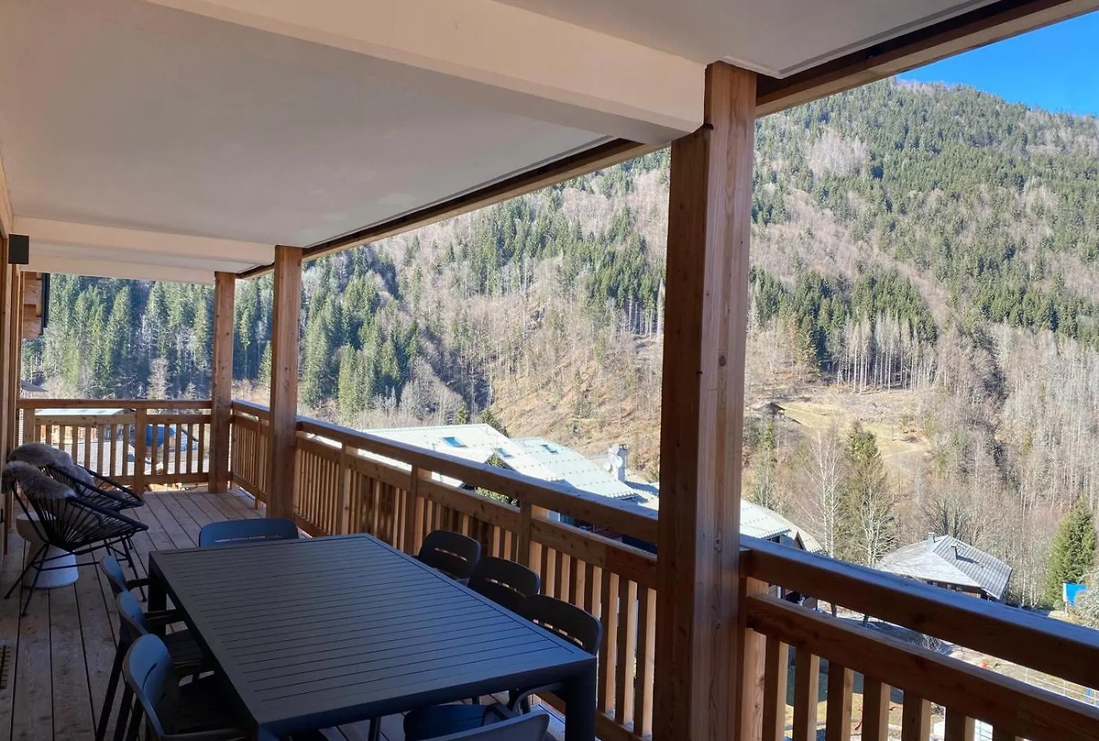 Snow Roc Mountain View Apartman Saint-Jean-dʼAulps